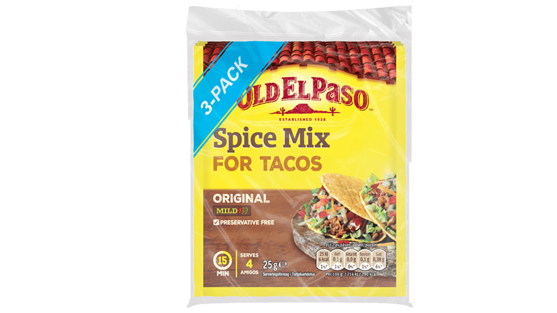 Taco Spice Mix Original – 3 pack